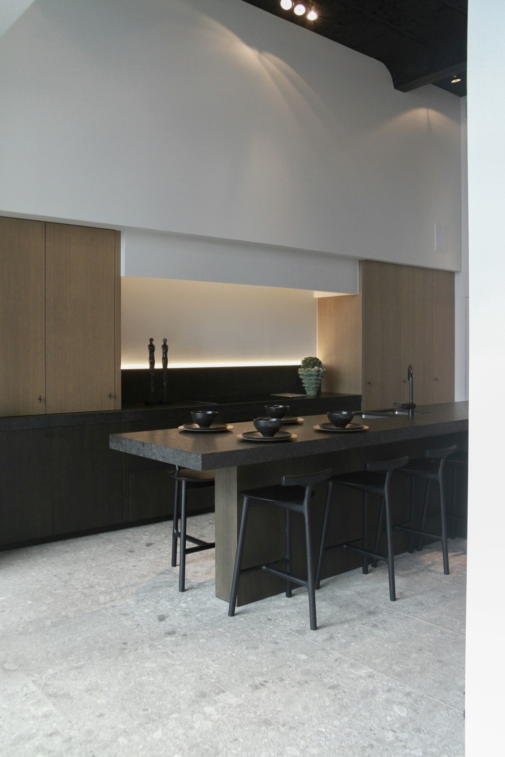 Cucina in legno su misura